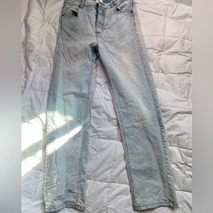 Cotton On Light Washed High Rise Blue Jeans